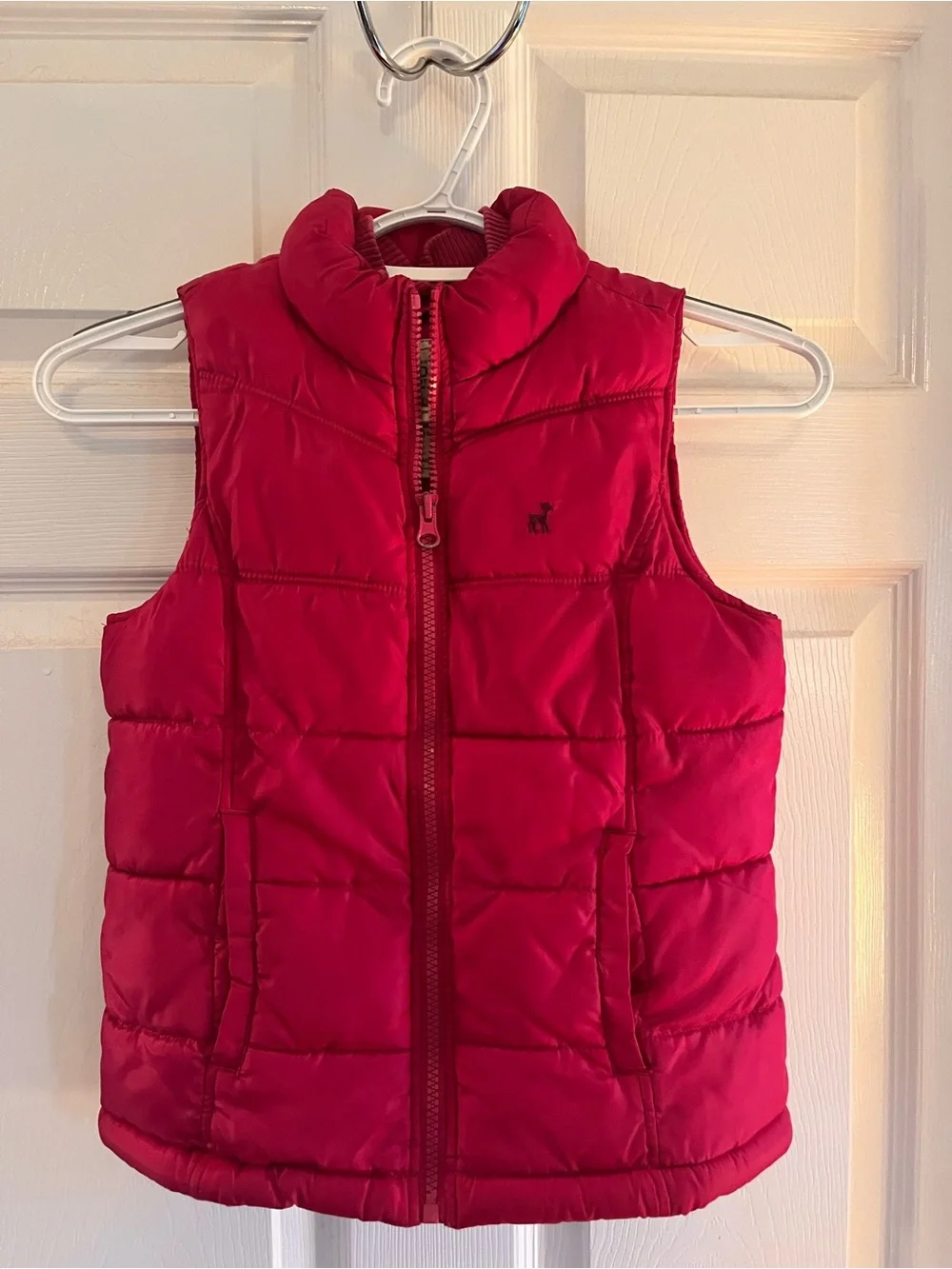 Old Navy Hot Pink Quilted Puffer Vest